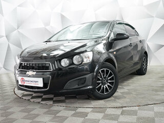 2013 Chevrolet Aveo II, чёрный, 485000 рублей, вид 1