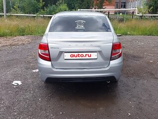 2018 Lada (ВАЗ) Granta I Рестайлинг, серебристый, 450000 рублей, вид 4