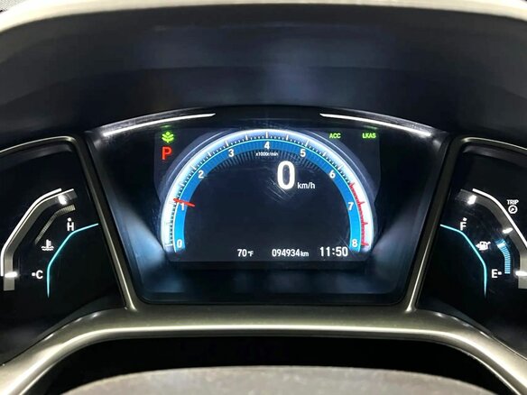 2015 Honda Civic X, синий, 1610000 рублей - вид 18