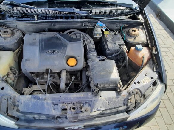 2007 Lada (ВАЗ) Kalina I, фиолетовый, 150000 рублей - вид 18