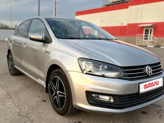 2018 Volkswagen Polo V Рестайлинг, серебристый, 1180000 рублей, вид 3
