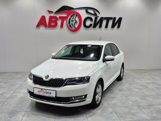 2018 Skoda Rapid I Рестайлинг, белый, 1430000 рублей, вид 3
