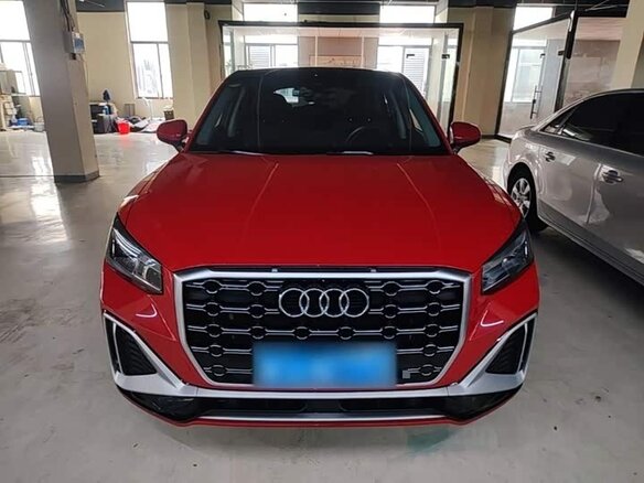 2022 Audi Q2 L 35 TFSI I Рестайлинг, красный, 1550000 рублей - вид 9
