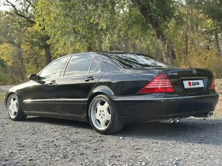 2003 Mercedes-Benz S-Класс 600 Long IV (W220) Рестайлинг, чёрный, 780000 рублей, вид 2