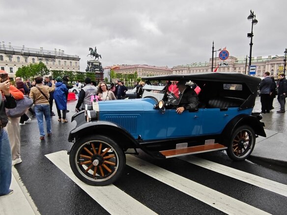 1923 Willys Knight Model 20, синий - вид 35