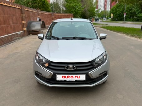 2024 Lada (ВАЗ) Granta I Рестайлинг, серый, 645000 рублей, вид 3