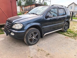 2002 Mercedes-Benz M-Класс 500 I (W163) Рестайлинг, синий, 800000 рублей, вид 2