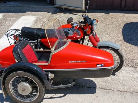 1980 Jawa 350/634, красный, 280000 рублей, вид 2