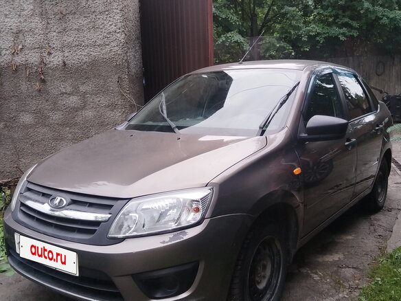 2017 Lada (ВАЗ) Granta I, серый, 425000 рублей