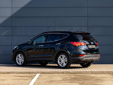 2014 Hyundai Santa Fe III, чёрный, 1445000 рублей, вид 4