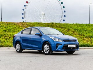 2018 Kia Rio IV, синий, 1230000 рублей, вид 5