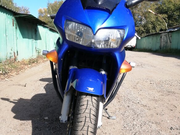 2001 Honda VFR 800, синий, 385000 рублей - вид 13