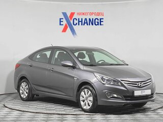 2016 Hyundai Solaris I Рестайлинг, серый, 1116000 рублей, вид 3