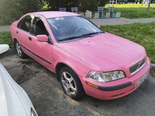 2002 Volvo S40 I Рестайлинг, красный, 140000 рублей, вид 3