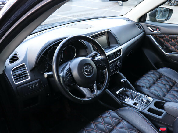 2015 Mazda CX-5 I Рестайлинг, синий, 1595000 рублей - вид 6