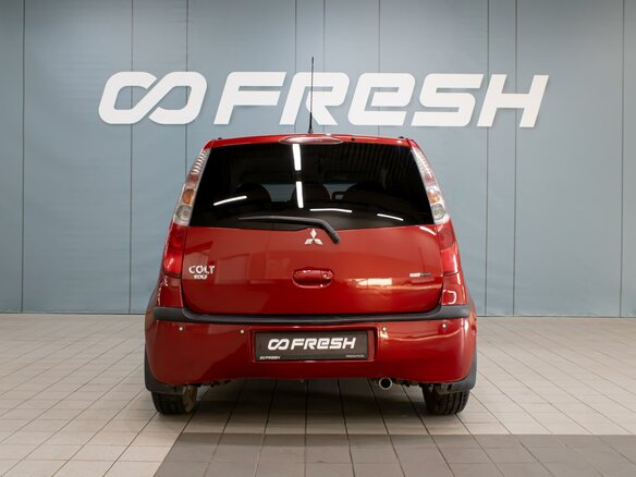 2008 Mitsubishi Colt VI (Z20/Z30), красный - вид 3