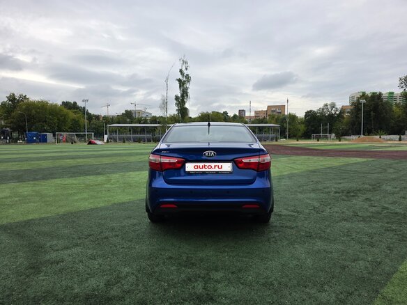 2013 Kia Rio 4-speed III, синий, 849000 рублей - вид 3