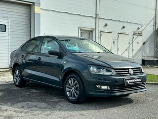 2018 Volkswagen Polo V Рестайлинг, серый, 590000 рублей, вид 3