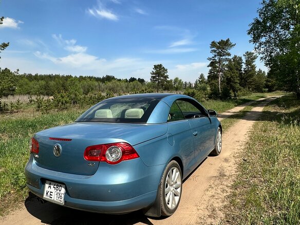 2007 Volkswagen Eos I, синий, 1500000 рублей - вид 6