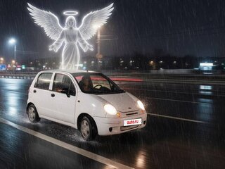 2002 Daewoo Matiz I Рестайлинг, белый, 210000 рублей, вид 3