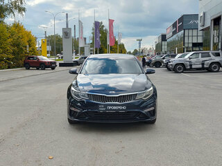 2019 Kia Optima IV Рестайлинг, синий, 1512000 рублей, вид 2