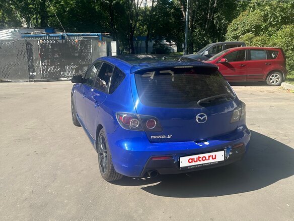 2007 Mazda 3 I (BK) Рестайлинг, синий, 420000 рублей - вид 1