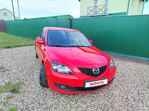 2007 Mazda 3 I (BK) Рестайлинг, красный, 550000 рублей - вид 2