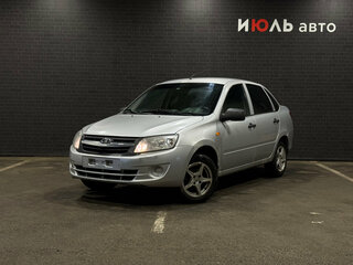 2014 Lada (ВАЗ) Granta I, серебристый, 300000 рублей, вид 1