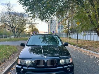 2003 BMW X5 4.4i I (E53), чёрный, 1300000 рублей, вид 2