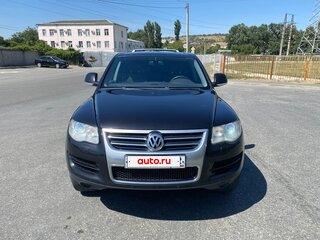 2008 Volkswagen Touareg I Рестайлинг, чёрный, 1100000 рублей, вид 2