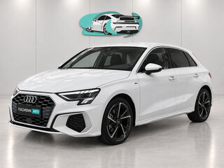 2023 Audi A3 Sportback 35 TFSI IV (8Y), белый, 1980500 рублей, вид 1