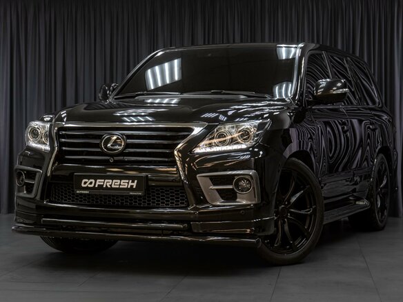 2015 Lexus LX 570 III Рестайлинг, чёрный, 6149000 рублей - вид 12