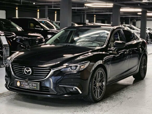 2016 Mazda 6 III (GJ) Рестайлинг, чёрный - вид 2