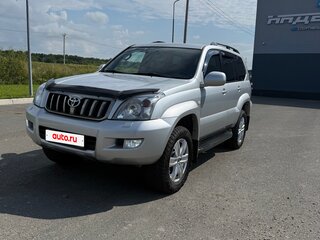 2008 Toyota Land Cruiser Prado 5-speed 120 Series Рестайлинг, серебристый, 3400000 рублей, вид 1