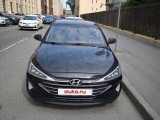 2019 Hyundai Elantra VI (AD) Рестайлинг, чёрный, 1300000 рублей, вид 2