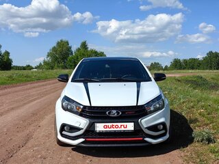 2019 Lada (ВАЗ) Vesta Sport I, белый, 1200000 рублей, вид 4