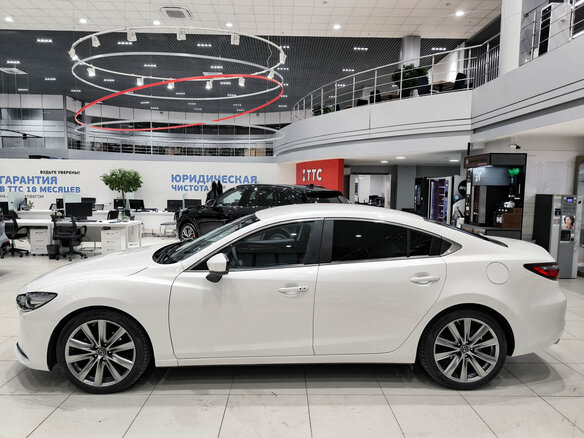 2019 Mazda 6 III (GJ) Рестайлинг 2, белый, 2500000 рублей - вид 7