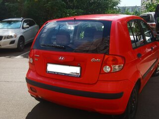 2005 Hyundai Getz I, красный, 299000 рублей, вид 5