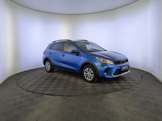 2021 Kia Rio X IV Рестайлинг, синий, 1880000 рублей, вид 3
