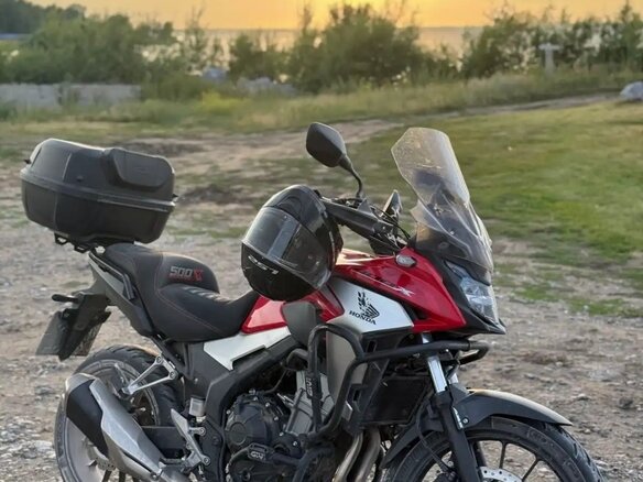 2020 Honda CB 400X, красный, 500000 рублей - вид 12