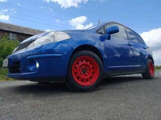 2008 Nissan Tiida I, синий, 430000 рублей, вид 4