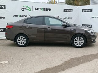 2016 Kia Rio III Рестайлинг, коричневый, 1016600 рублей, вид 4