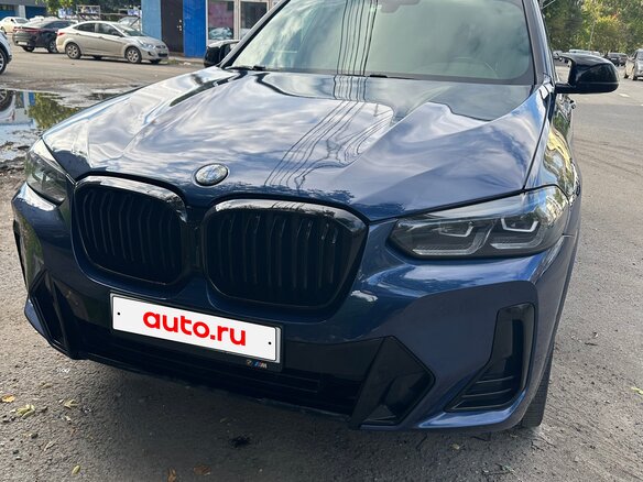 2022 BMW X3 30i xDrive III (G01) Рестайлинг, синий