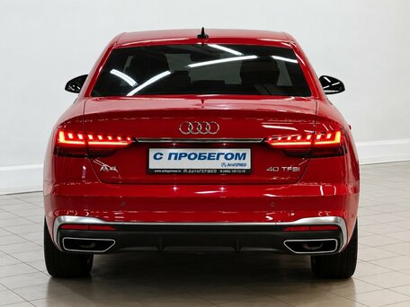 2021 Audi A4 40 TFSI V (B9) Рестайлинг, красный, 3400000 рублей, вид 3
