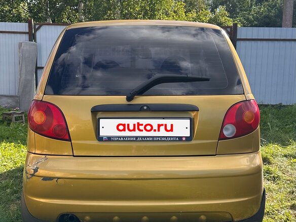 2003 Daewoo Matiz I Рестайлинг, жёлтый, 145800 рублей - вид 6