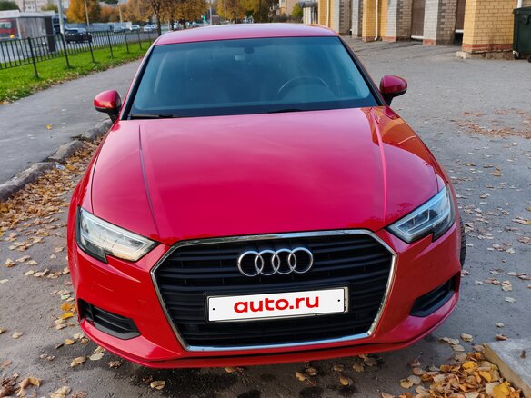 2016 Audi A3 III (8V) Рестайлинг, красный, 1850000 рублей
