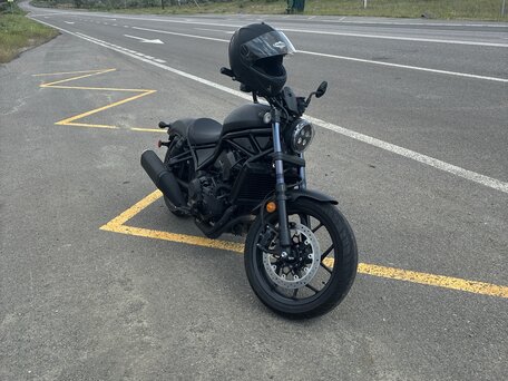 2022 Honda CMX 1100 Rebel, чёрный, 920000 рублей, вид 1