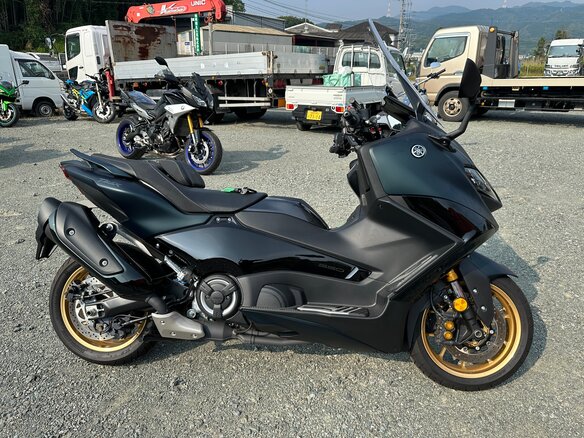2022 Yamaha TMAX, синий - вид 13