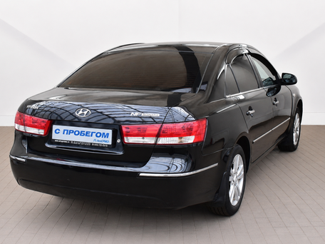 2008 Hyundai Sonata V (NF) Рестайлинг, чёрный, 920000 рублей, вид 4