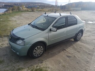 2008 Renault Logan I, зелёный, 370000 рублей, вид 1